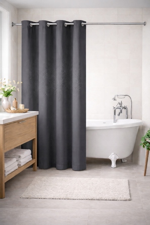 Текстильна штора для ванни NOW-ART, 200 x 200 см