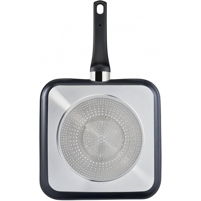 Сковорода гриль Tefal Selection 26x26 см з антипригарним покриттям Titanium, індукційна, з індикатором Thermo-Spot