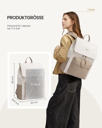 LOVEVOOK Рюкзак для жінок, 17.3