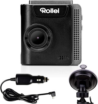 Відеореєстратор Rollei Dashcam 402 GPS з G-сенсором | Автомобільна камера 1080p Full HD | Для відеоспостереження та паркування