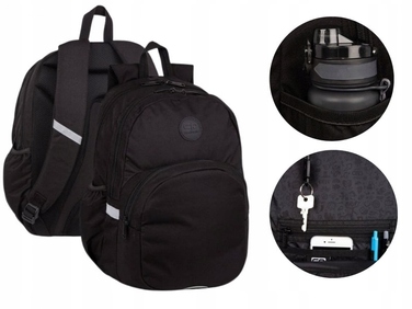 Багатовідсіковий шкільний рюкзак CoolPack, багатоколірний, 20 л