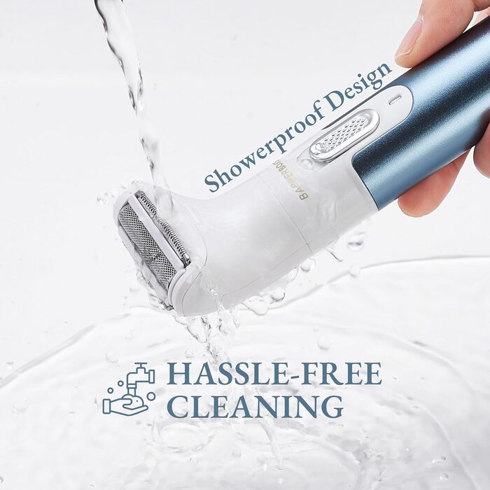 Електричний тример для тіла BarberBoss 3-в-1 QR-8082: для обличчя, ніг, рук та зони бікіні