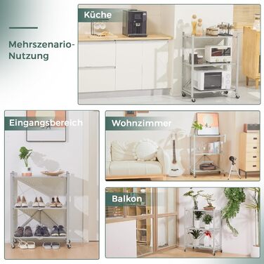 Deanic 5-Tier Folding Heavy-Duty Shelf Rack