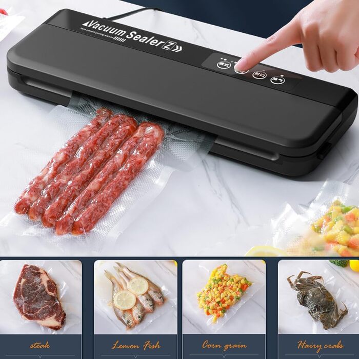 Вакуумний пакувальник 4-в-1: вакуумний пакувальник, запаювач фольги, вакууматор для продуктів, Sous Vide