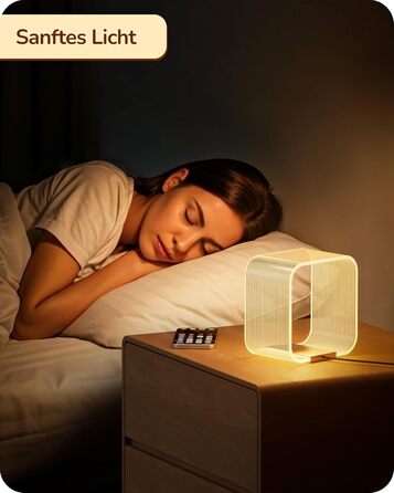 LED настільна лампа EDISHINE: сучасна лампа для спальні та вітальні, золота, з лазерним різьбленням, акрил, алюміній, 3000K, 4W