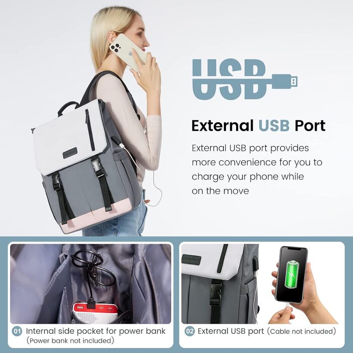 LOVEVOOK Рюкзак для жінок Елегантний 15.6