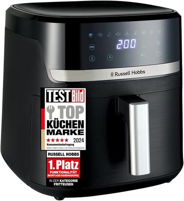 Фритюрниця Russell Hobbs SatisFry XXL 8.3л з Rapid AirFryer: 9 програм, без олії, сенсорний екран, гриль, випічка