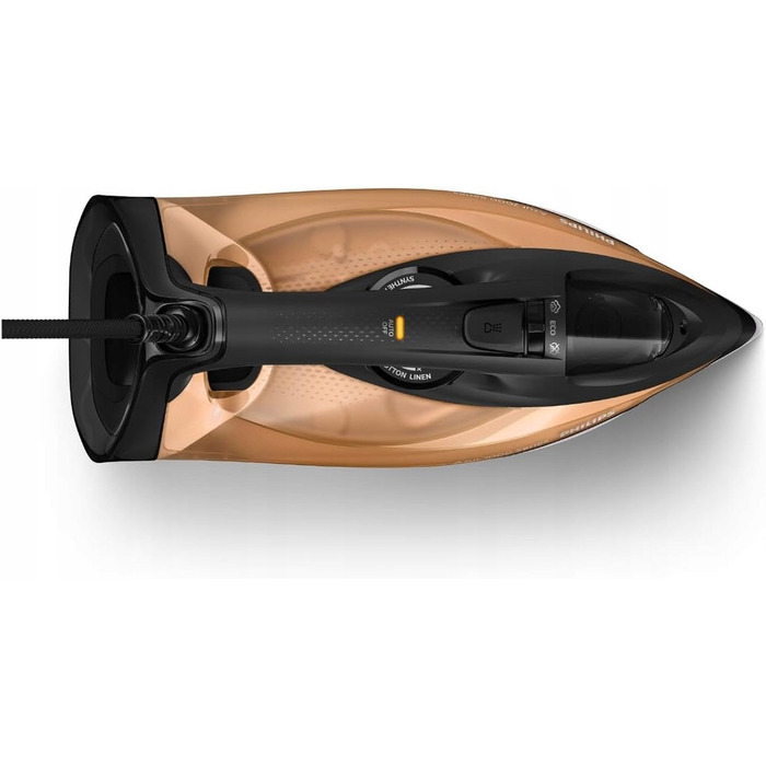 Парова праска 2800 Вт, потужний паровий удар 250 г, підошва SteamGlide Elite