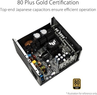 Блок живлення ASUS TUF Gaming 1000W Gold, білий, сертифікація 80 PLUS Gold