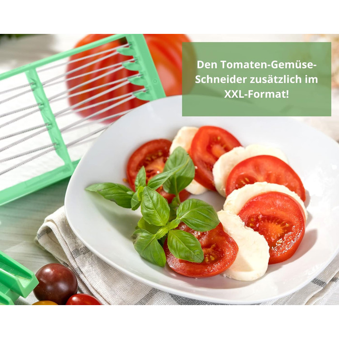 Набір для нарізки овочів Genius Nicer Dicer Exclusive 15 елементів: кубики, томати, тертка, слайсер, контейнер 2500 мл, зелений