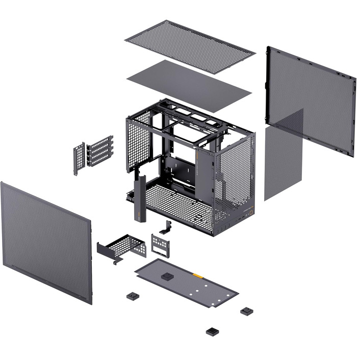 Корпус для ПК Jonsbo D32 PRO білий: компактний mATX з підтримкою back-connect, фільтрами від пилу та високою продуктивністю охолодження