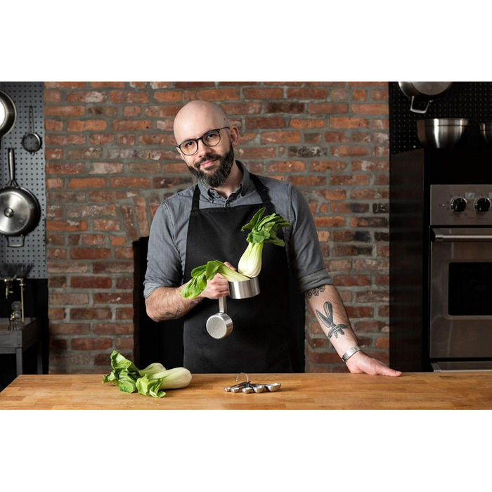 Набір столових приборів Babish з нержавіючої сталі, 10 предметів - ложки та мірні стакани