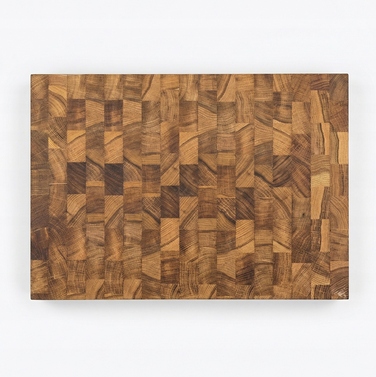 Професійна торцева обробна дошка з масиву дуба, 40x30x4 см