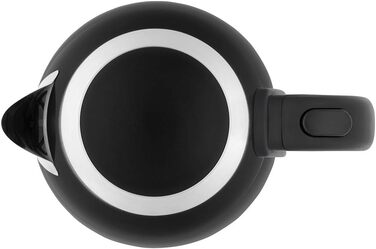 Електричний чайник CONCEPT RK3245 з нержавіючої сталі, чорний, 1.7 л, 2200 Вт