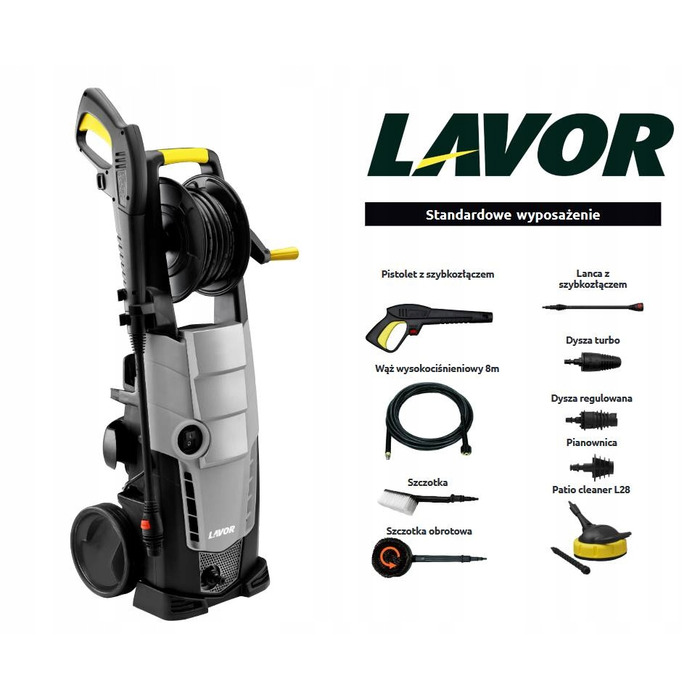 Мийка високого тиску Lavor 160 бар, 2500 Вт