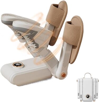 Електричний сушильник для взуття 2 пари, портативний, для взуття, рукавичок, шапок, шкарпеток та футбольних бутс