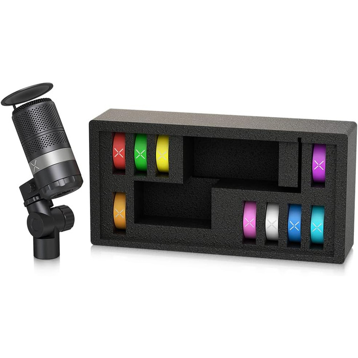 TC Helicon GoXLR MIC - Динамічний мікрофон для стрімінгу та бродкасту з вбудованим поп-фільтром, чорний