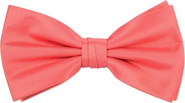 Набір краваток Tie G U Style (5 шт.) у подарунковій коробці: однотонні краватки, сатинова метелик, кишеньковий хустинка, реверс, краваткові застібки (Coral Black Box)