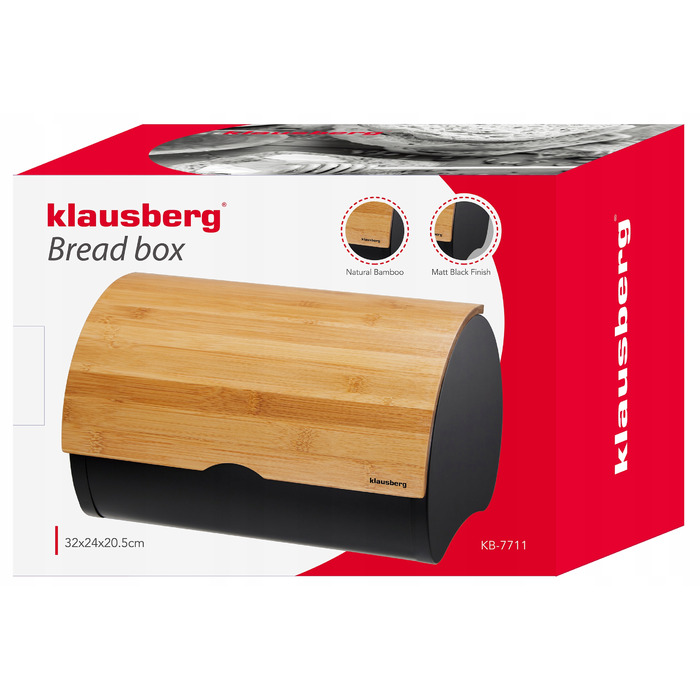 Хлібниця цільна Klausberg, чорний метал