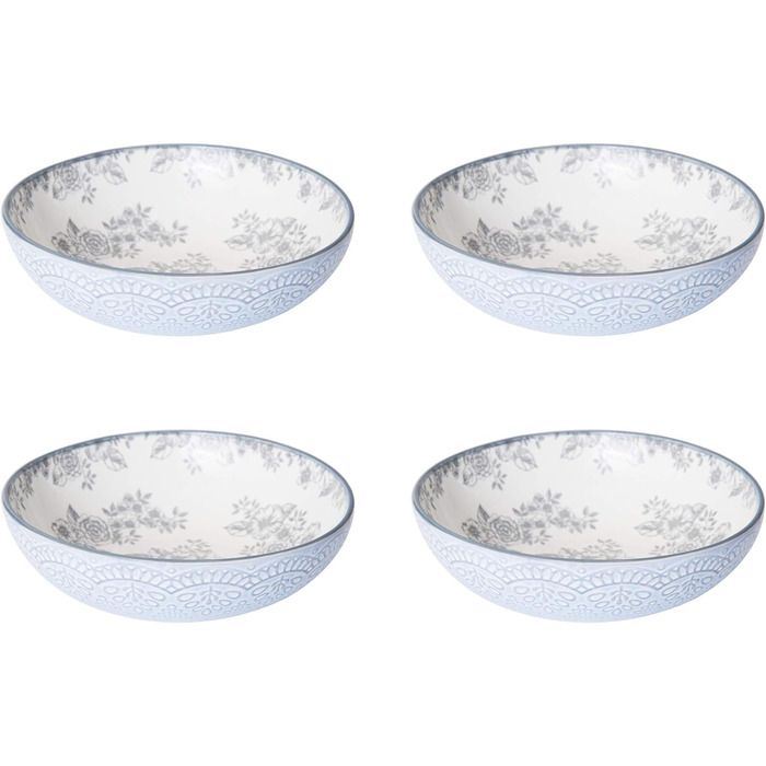 Набір посуду Pfaltzgraff Gabriela Grey (16 предметів) з кераміки, для 4 осіб