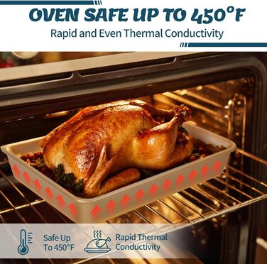 Набір форм для випічки AIVIKI, 6 шт., антипригарне покриття, стакельні, для пирогів, кексів, торів