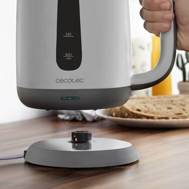Електричний чайник Cecotec ThermoSense 170, 1.7 л, BPA-free, знімний фільтр від накипу та подвійним захистом