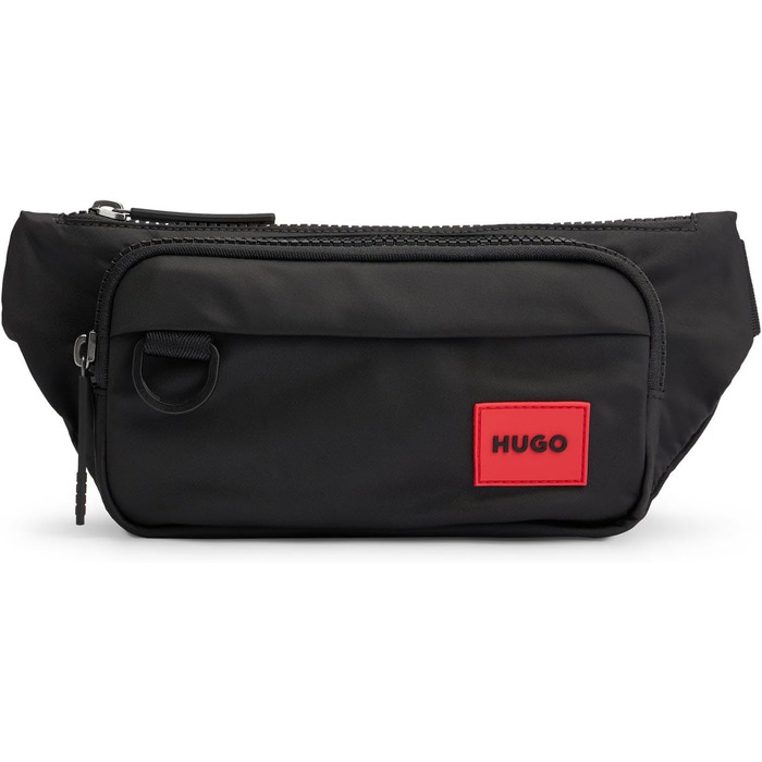 Чоловіча поясна сумка Hugo Ethon 2.0N з логотипом, чорна