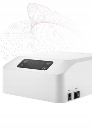 Лампа для нігтів NOKANO LED+UV 48 Вт, біла, з датчиком руху та таймером