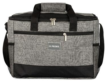 Термосумка B.PRIME 20L Classic Grey - Ізоляційна сумка для пікніка, подорожей та кемпінгу 36x26x22 см