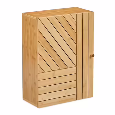 Relaxdays Bamboo Hanging Shelf