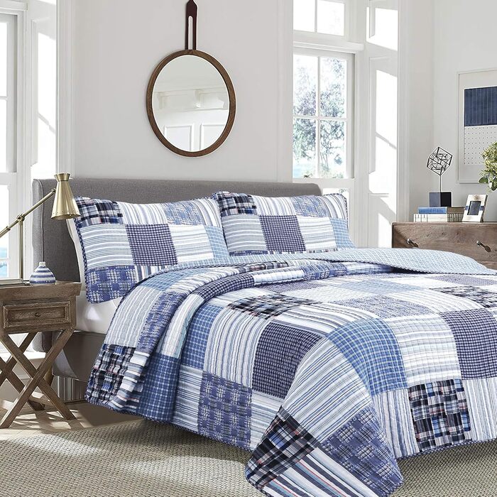 Комплект постільної білизни Cozy Line Home Fashions Moorea Wende, 3-частини (Деним, Twin)