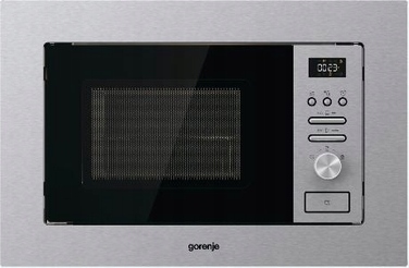 Вбудована мікрохвильова піч Gorenje BMI201AG1X з грилем, 20 л