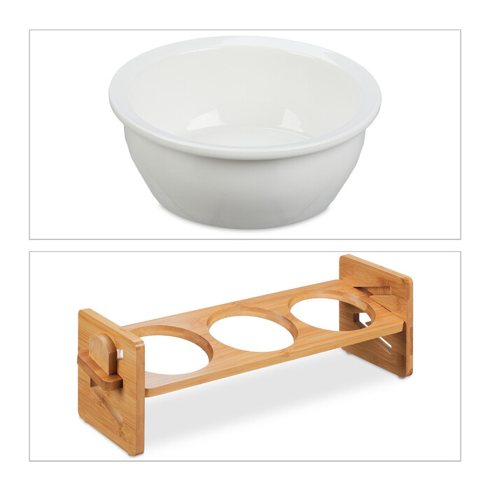 Relaxdays Adjustable Dog Feeder