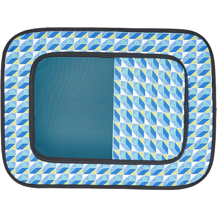 Клітка для цуценят VEVOR, розкладний вольєр для собак, 914 x 914 x 584 мм, з мискою, 600D Oxford, для малих та середніх тварин (Блакитна)