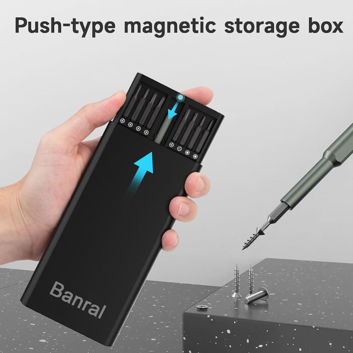 3.7V Міні Електричний Набір Викруток з Магнітом (34 в 1) для Ремонту Техніки та Оптики