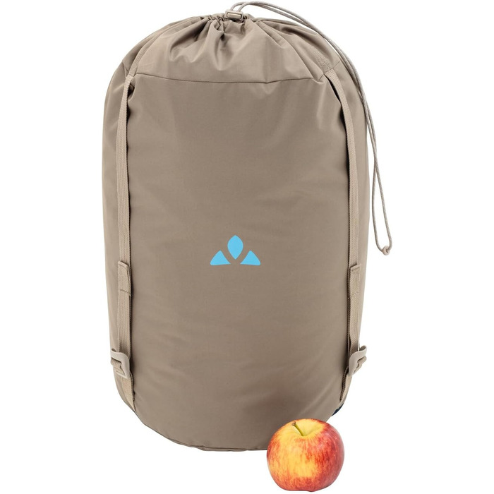 Спальний мішок VAUDE Sioux 800 II, блакитний. 3-сезонний, комфортна температура 2°C - 8°C, компактний, 220x80 см, блискавка зліва, для кемпінгу та відпочинку на природі