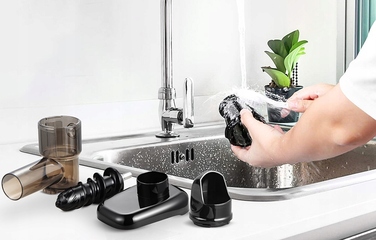 Горизонтальна шнекова соковижималка Amzchef GM3001-BK 150 Вт