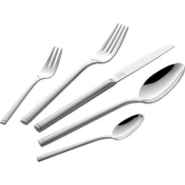 ZWILLING Senses Cutlery Set, 68-Piece, For 12 People, 18/10 Stainless Steel/High-Quality Blade Steel, Matted, Plastic Free
