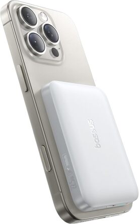 Power Bank Baseus Enerfill MagSafe 10000mAh 22.5W з магнітним кріпленням, USB-C, бездротовий, для iPhone 16/15/14/13/12