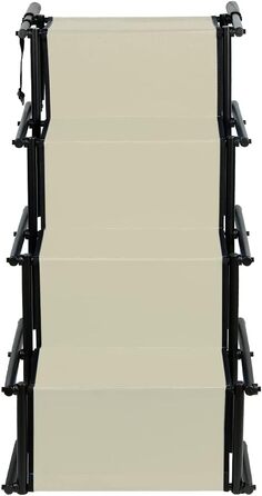 Зручна рампа для собак у машину, підходить для великих та маленьких собак. Складана рамка для авто, витримує вагу 90 кг (139*45*76 см - чорний/бежевий)