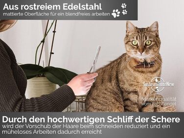 Професійна ножиця для грумінгу собак та котів Solingen з двостороннім зубчастим лезом, Made in Germany, 15,24 см