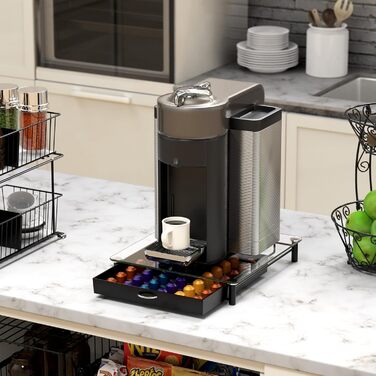 Підставка для капсул Nespresso OriginalLine Deco Brothers з кришталевого скла, прозора