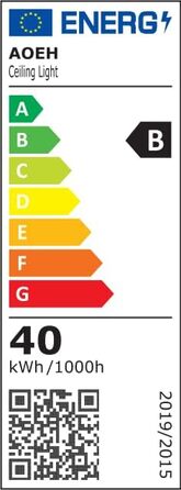 Дитяча стельова LED-лампа Зірка і Місяць, акриловий плафон, плавне дімування з пультом, ультратонка 6 см, 40 Вт, 40 см, синя для спальні та дитсадка