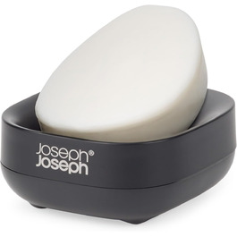 Мильниця Joseph Joseph Bathroom Slim з неслизькою основою, білий/сірий колір