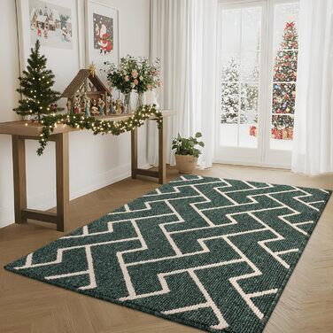 Вологостійкий килимок для дому Black 50 x 80 см: для входу, коридору, саду, дому, тварин. Антиковзка Schmutzfangmatte