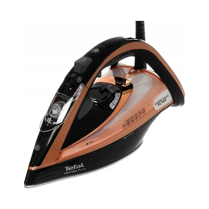 Парова праска Tefal Ultimate Pure 9845 3200 Вт, система захисту від крапель, функція автовимкнення