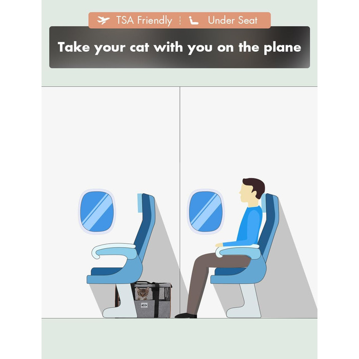 Транспортна переноска для собак та котів з колесами, сірого кольору. З телескопічною ручкою та ременем на плече.