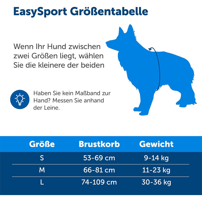 Шлейка для собак PetSafe EasySport, повністю з м'якою підкладкою, для собак вагою 9-16,5 кг, розмір S, блакитна