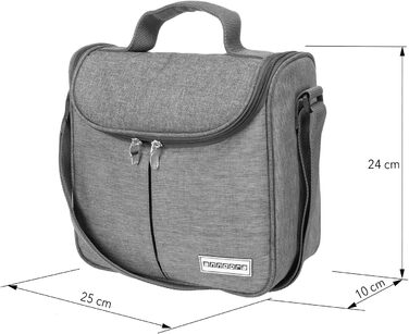 Anndora Cooler Bag Light Grey - Model Selection (04 Liter - Light Grey Melange)