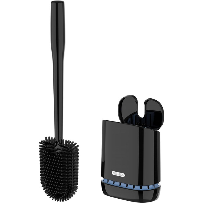 Набір для чищення унітазу Mr.SIGA з тримачем, чорний